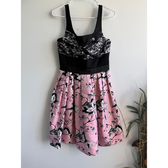 Diane Von Furstenberg Dresses & Skirts - Diane von Furstenberg Pink Floral Wool Silk Fit Flare Dress Size 6 Cocktail